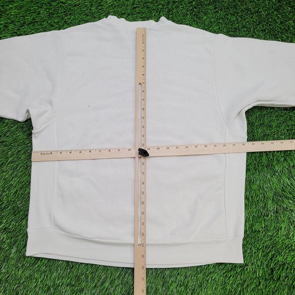 Vintage Rutgers University Sweatshirt Womens XL 22x26 White - Picture 4 of 14